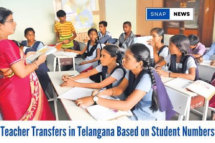 Teacher Transfers in Telangana Based on Student Numbers