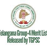Telangana Group-4 Merit List