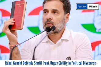 Rahul Gandhi Defends Smriti Irani, Urges Civility in Political Discourse 7 Rahul Gandhi