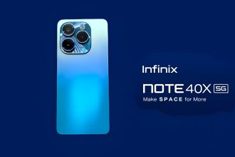 Infinix Note 40X 5G smartphone featuring a 108MP rear camera and Dimensity 6300 SoC, launched in India, August 2024