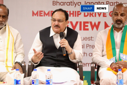 JP Nadda Addressing BJP Membership Drive in Telangana