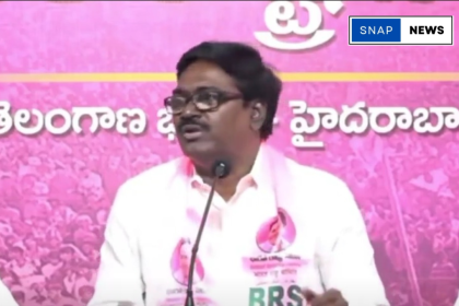 Former BRS minister Puvvada Ajay Kumar at a public event in Telangana