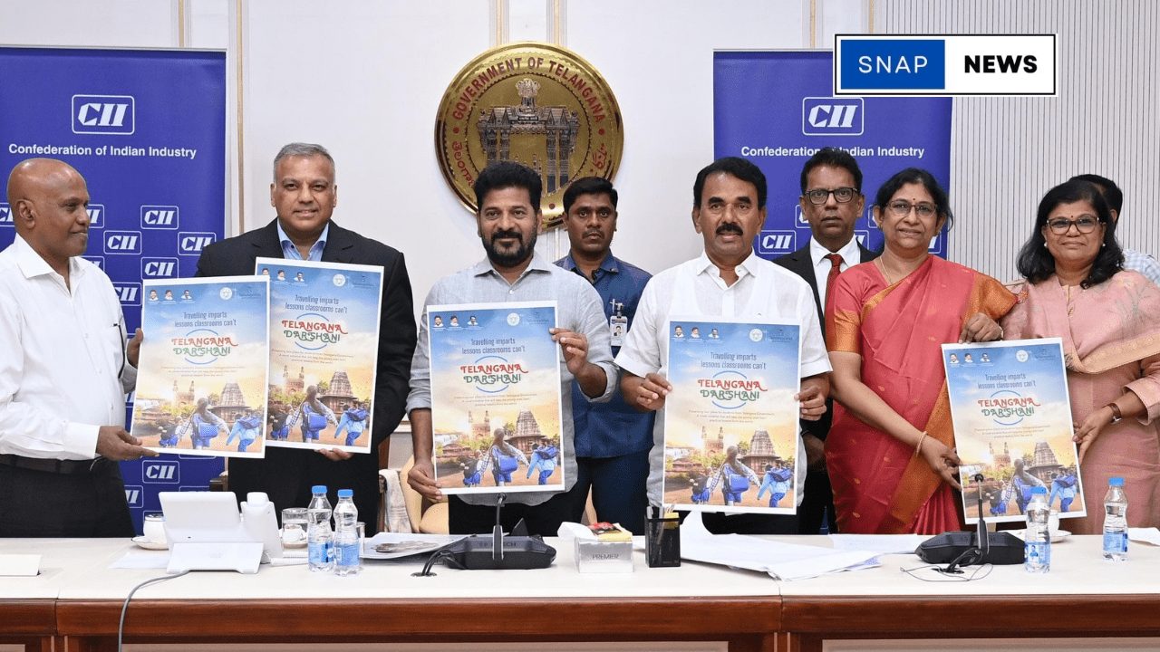 Telangana Darshini: Heritage School Trips for Students 2 Telangana Darshini project promoting heritage trips for students in Telangana