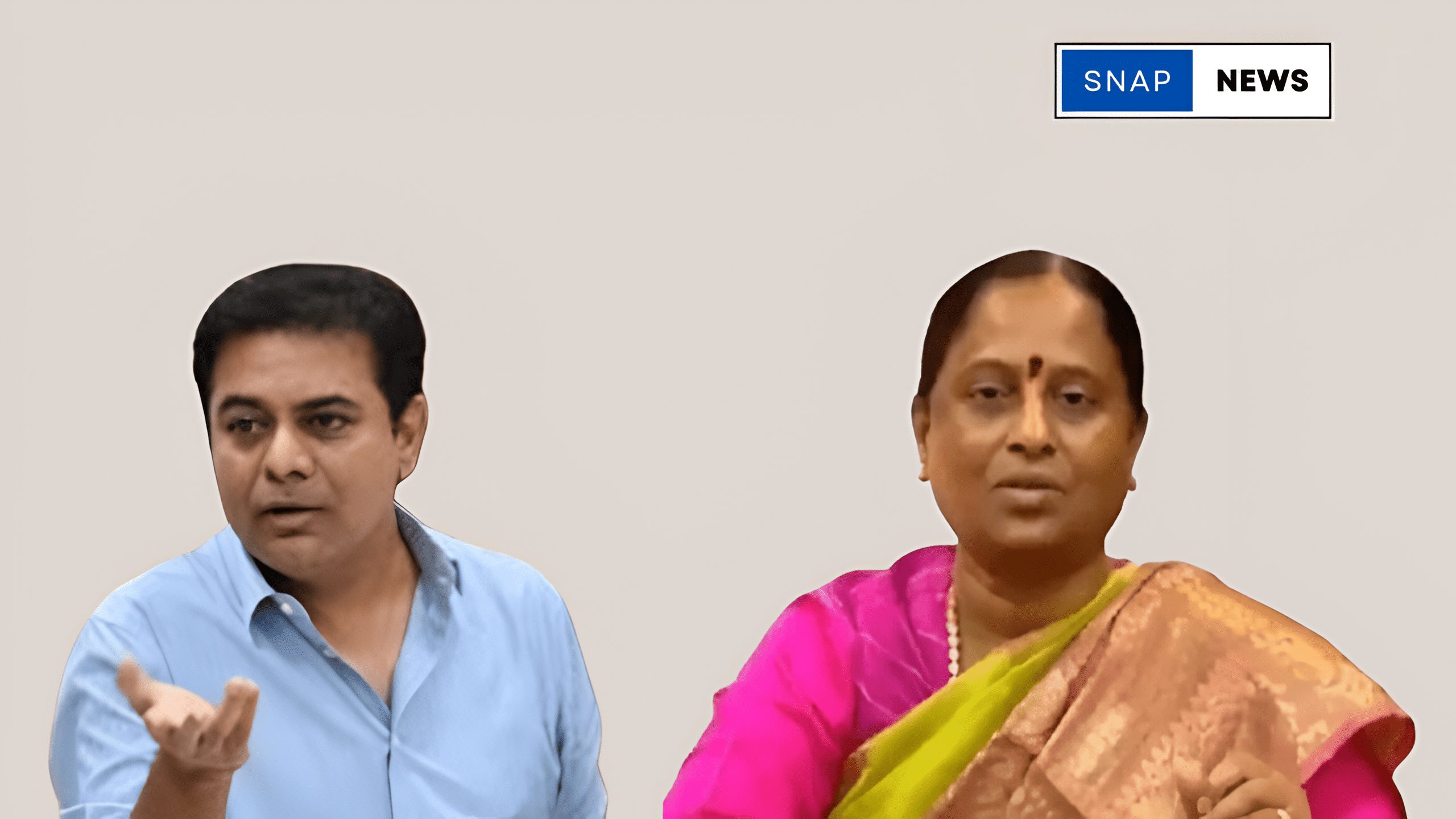 KTR Involved in Samantha and Naga Chaitanya’s Divorce, Alleges Minister Konda Surekha 2 KT Rama Rao accused of involvement in Samantha and Naga Chaitanya's divorce by Minister Konda Surekha