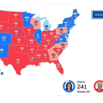 Overview of the 2024 United States presidential and Senate elections, featuring key races and candidates