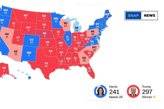 Overview of the 2024 United States presidential and Senate elections, featuring key races and candidates