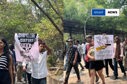 Telangana government announces withdrawal of cases against Hyderabad Central University students protesting tree felling on disputed land.