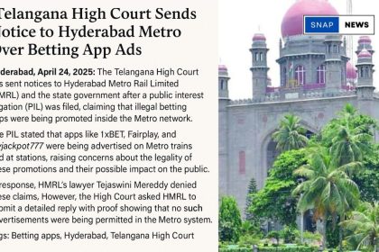 Telangana High Court Sends Notice to Hyderabad Metro Over Betting App Ads