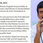 Telangana Minister Challenges KCR to Debate on State Progress