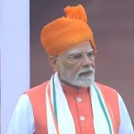 PM Modi addresses the nation from the Red Fort on Independence Day 2025.