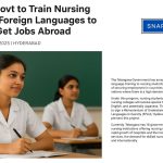 Telangana Govt to Train Nursing Students in Foreign Languages to Help Them Get Jobs Abroad