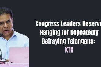 Congress Leaders Deserve Hanging for Repeatedly Betraying Telangana: KTR 7 KTR BRS