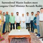 Surrendered Maoist leaders meet Telangana Chief Minister Revanth Reddy