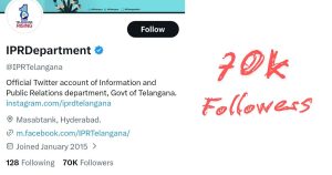 Telangana IPR X handle