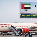 Air India flight from Dubai