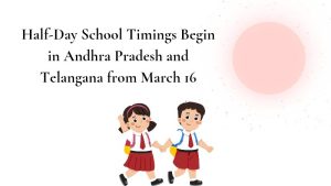 Half day school timings