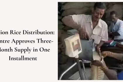 Ration Rice Distribution