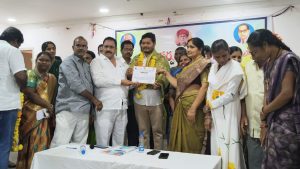 Sarpanches Association President burgampahad