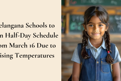 Telangana school timings