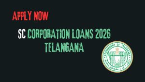 sc corporation loans 2026 telangana