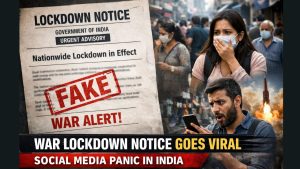 war lockdown notice