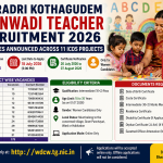 Bhadradri Kothagudem Anganwadi Teacher Recruitment 2026