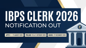 IBPS Clerk 2026 notification