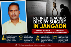 Jangaon Retired Teacher Suicide