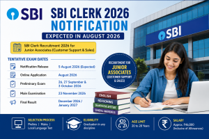 SBI Clerk 2026 Notification