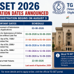 TG-SET 2026 Application Dates