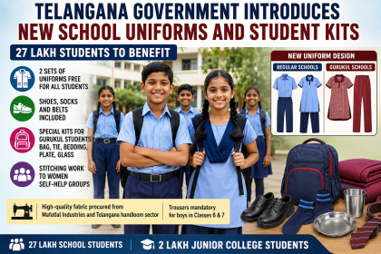 Telangana Government New School Uniforms