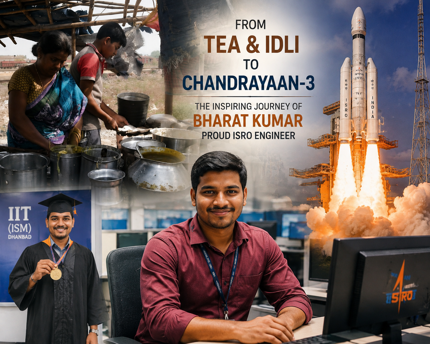 From Selling Tea and Idlis to Chandrayaan-3: Bharat Kumar’s Inspiring Journey to ISRO 2 Bharat Kumar ISRO Chandrayaan-3