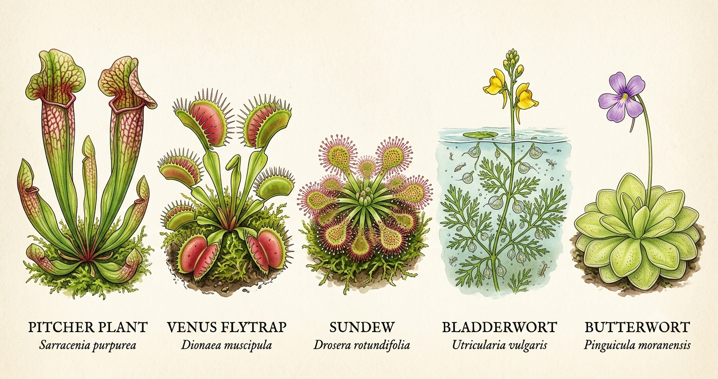 These Plants Are Not Vegetarian: 5 Amazing Carnivorous Plants That Eat Insects 2 Carnivorous plants