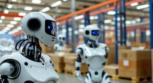 Chinese warehouse robots