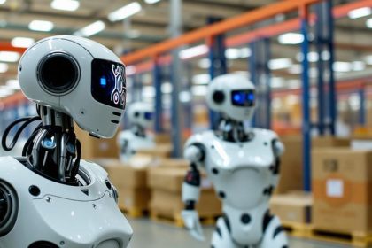 Chinese warehouse robots
