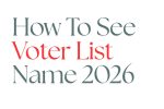 How To See Voter List Name 2026