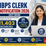 IBPS Clerk Notification 2026
