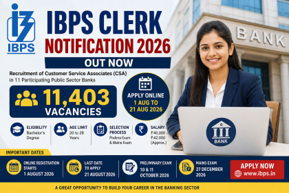 IBPS Clerk Notification 2026