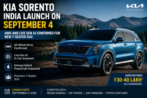 Kia Sorento India launch