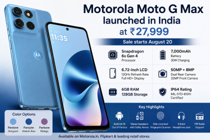 Motorola Moto G Max India