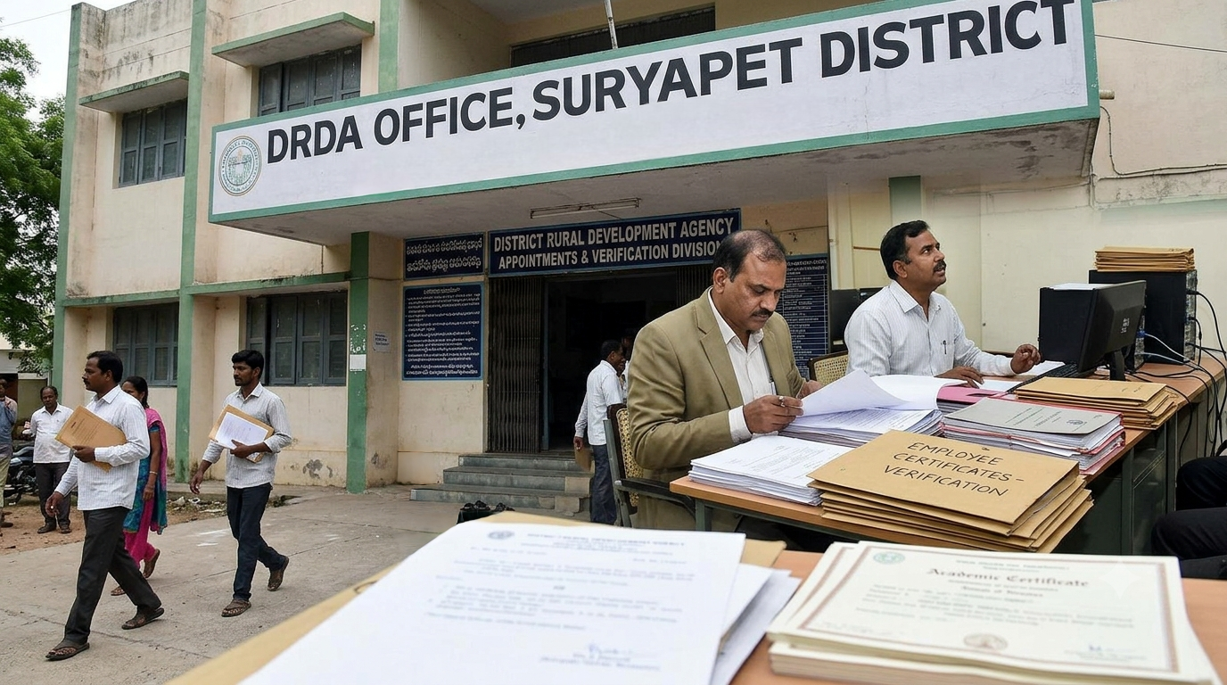 Bogus Employee Allegations Rock Suryapet DRDA, Certificates to Be Verified 2 Suryapet DRDA Bogus Employees