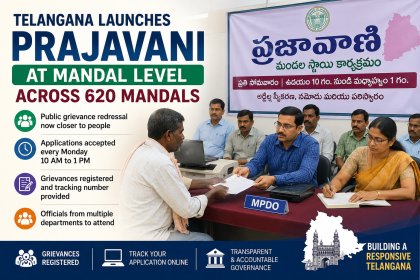 Telangana Prajavani at Mandal Level