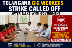 Telangana gig workers strike